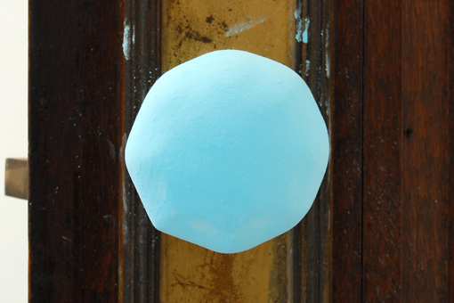 Wabi-Sabi doorknob after use